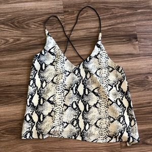 Tobi snake skin tank!